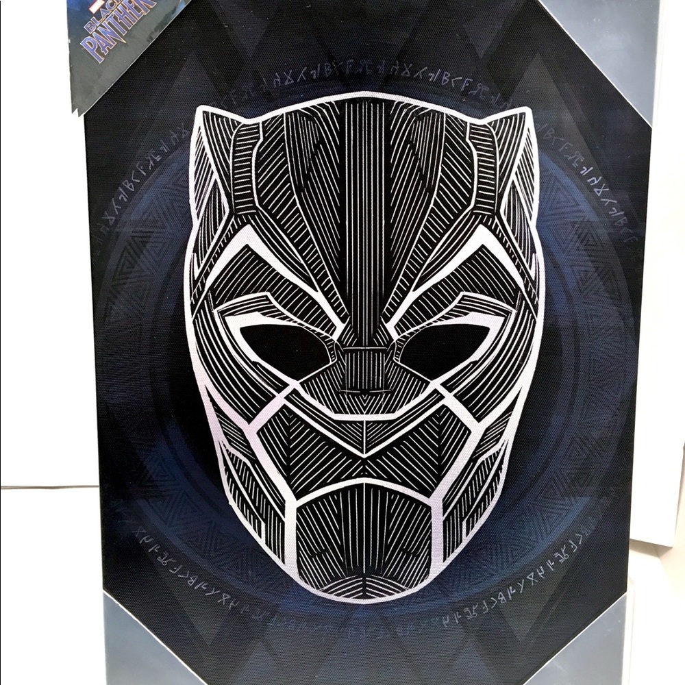 Marvel Black Panther Canvas Wall Art Picture